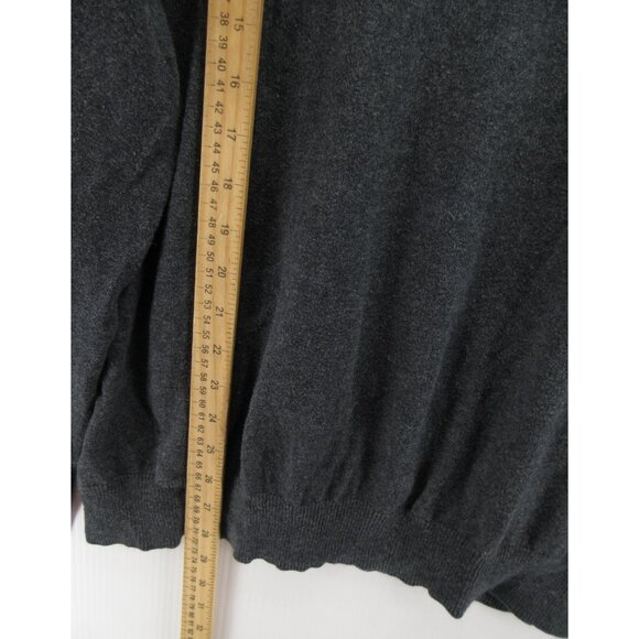 J Crew Sweater XL Cashmere Cotton Pullover Preppy Minimalist Knit - Picture 4 of 10